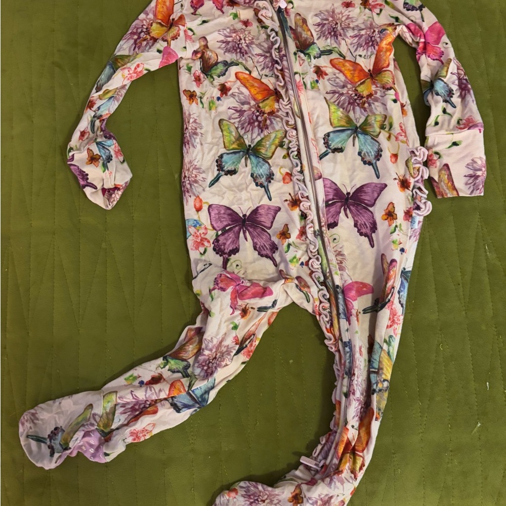 Colorful Butterfly Kids One Piece
